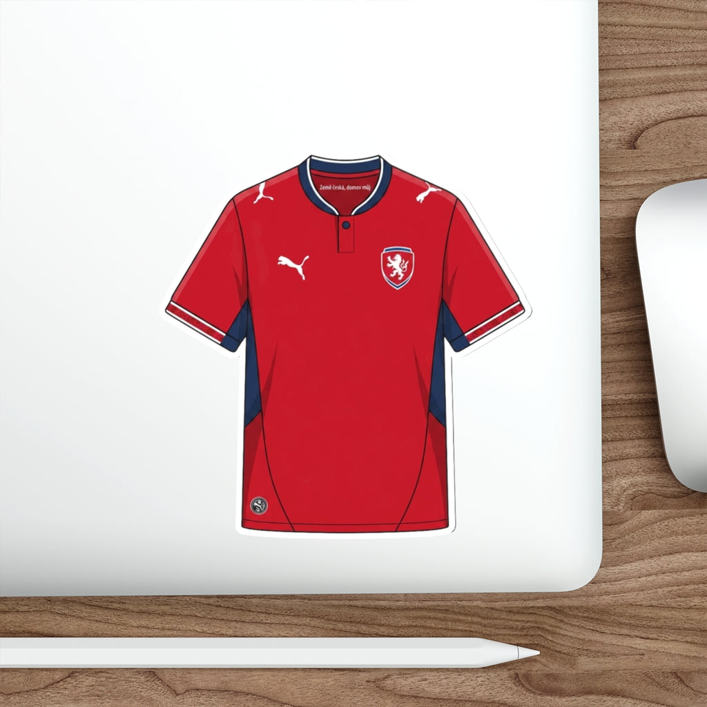 Czech Republic 2024 Home Kit Die-Cut Sticker – Czechia Football Decal