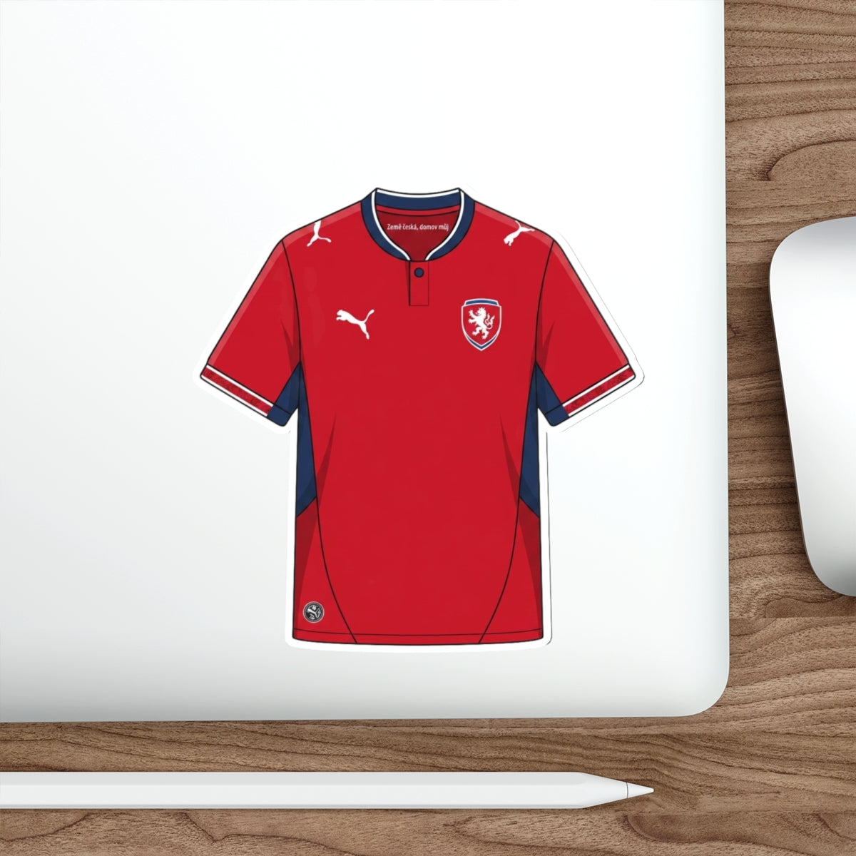 Czech Republic 2024 Home Kit Die-Cut Sticker – Czechia Football Decal