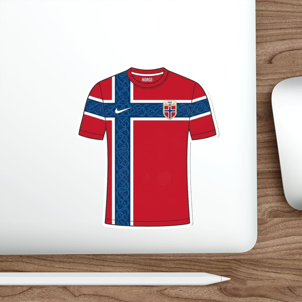 Norway 2026 Home Kit Die-Cut Sticker – Football Vinyl Decal