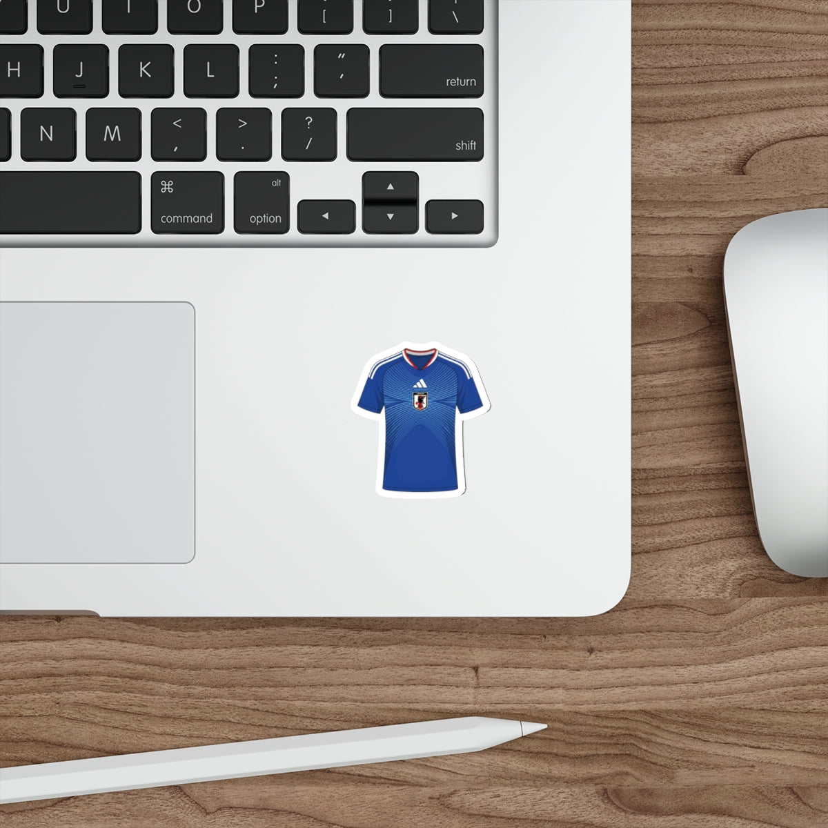 Japan 2026 Home Kit Die-Cut Sticker – Samurai Blue Soccer Decal