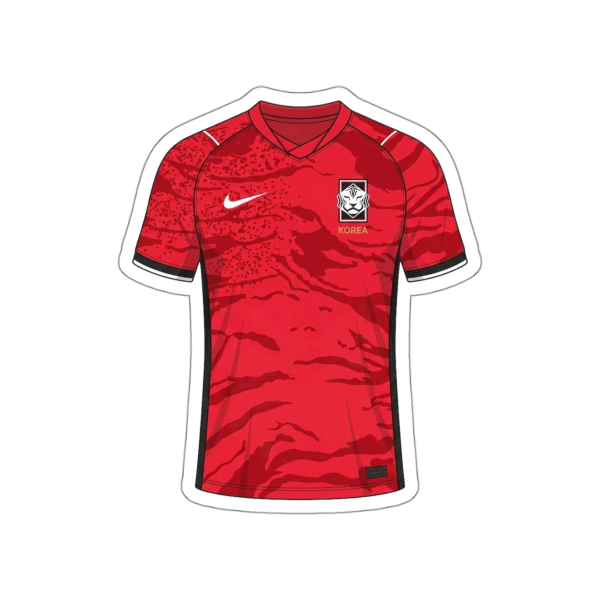 South Korea 2020 Home Kit Die-Cut Sticker – Football Vinyl Decal