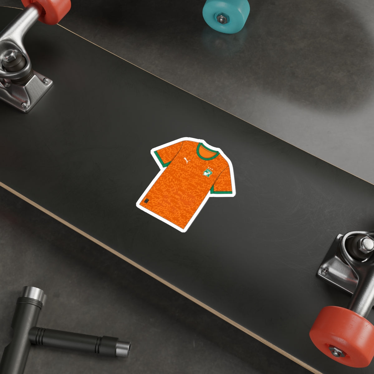 Ivory Coast 2026 Home Kit Die-Cut Sticker – Football Vinyl Decal