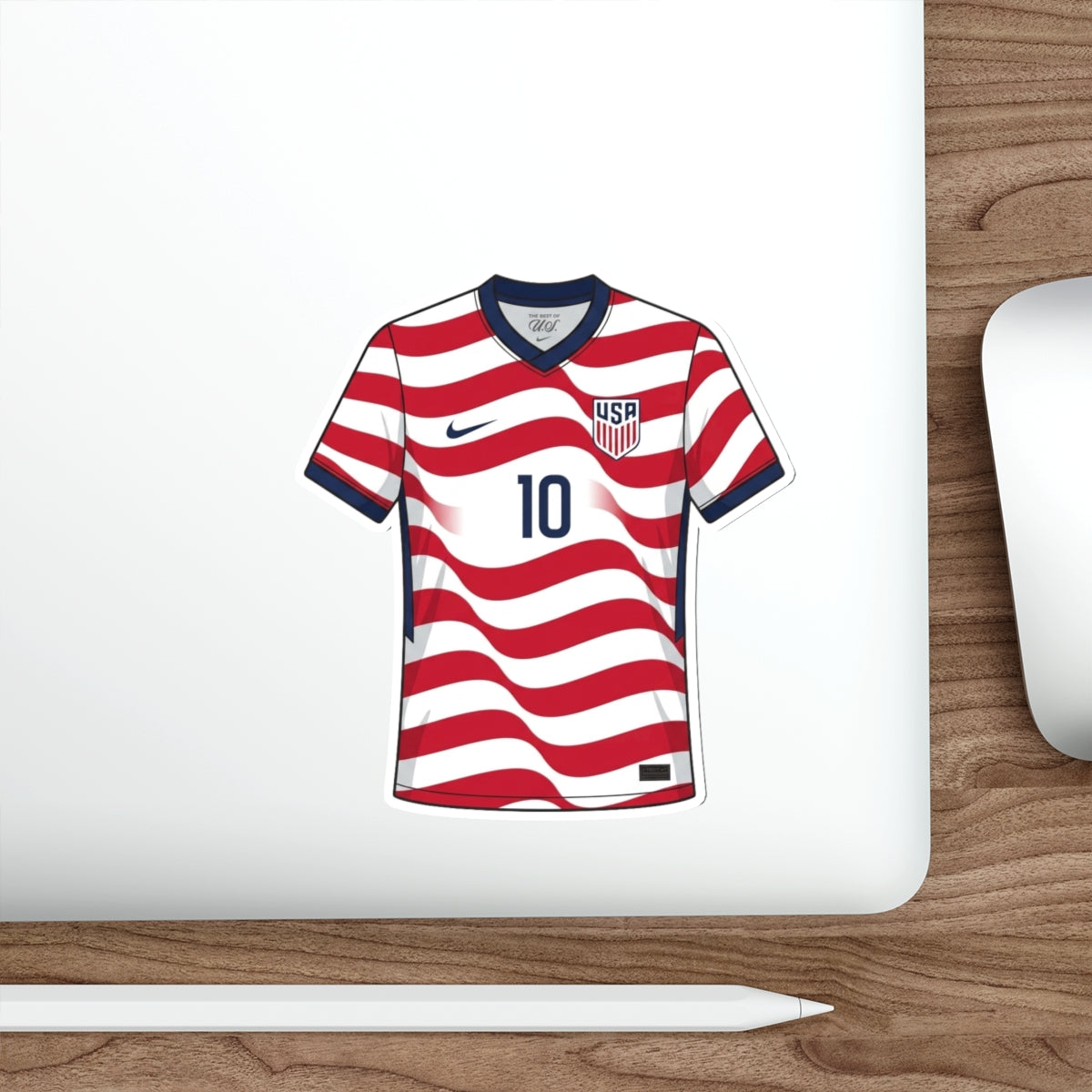 USA 2026 Home Kit Die-Cut Sticker – USMNT Soccer Vinyl Decal