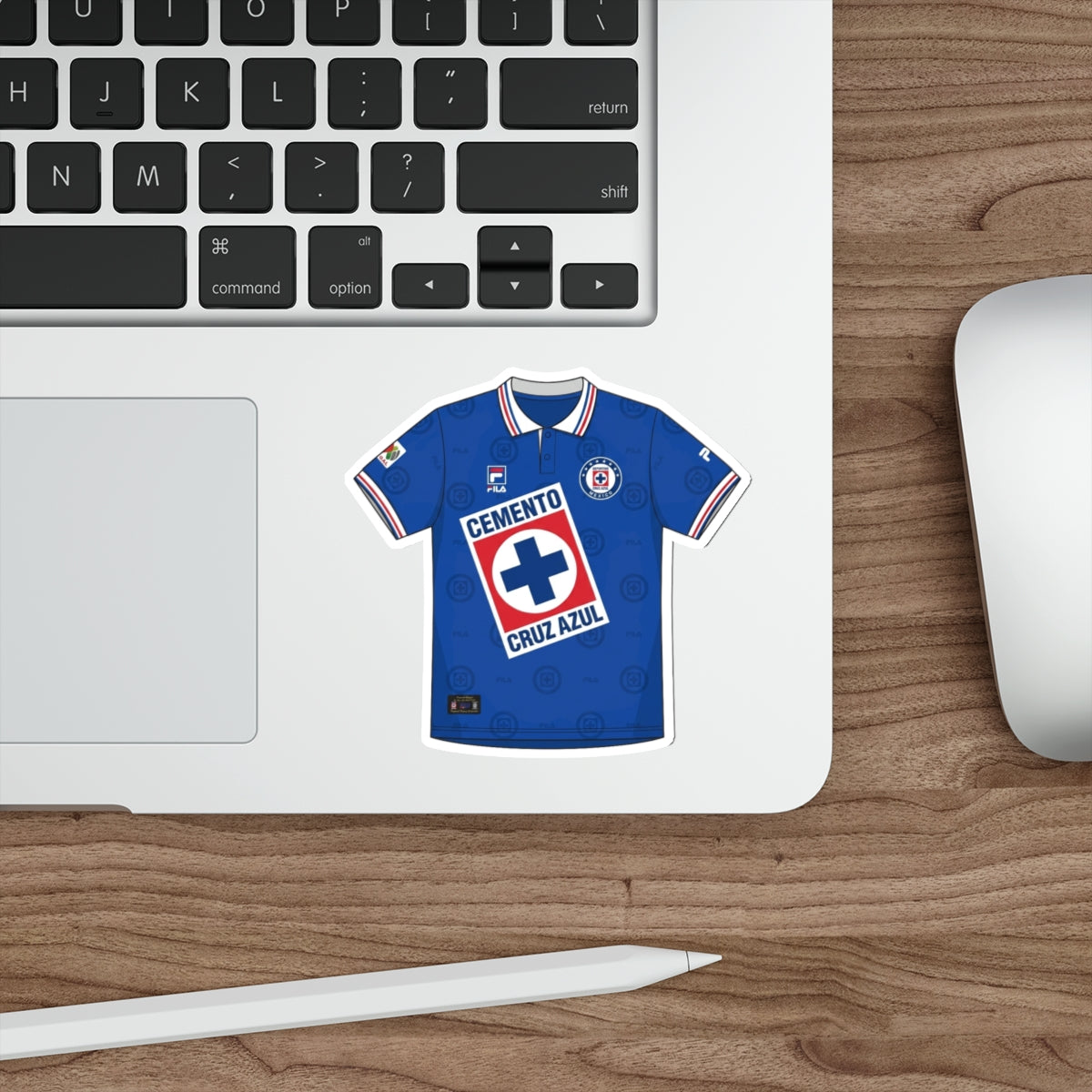 Vintage 1997-1998 Cruz Azul Fila Home Soccer Jersey