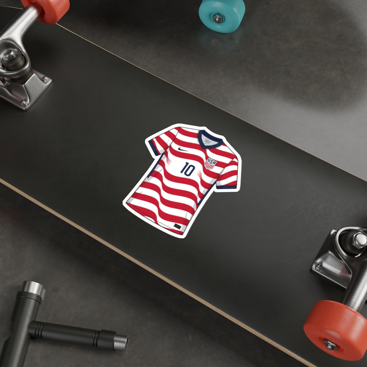 USA 2026 Home Kit Die-Cut Sticker – USMNT Soccer Vinyl Decal
