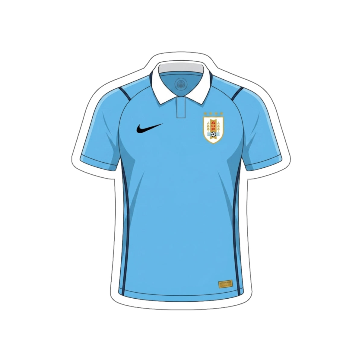 Uruguay 2024 Copa America Home Kit Die-Cut Sticker – Football Vinyl Decal