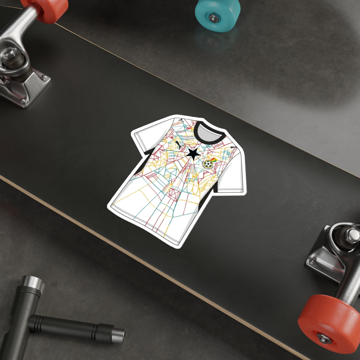 Ghana 2026 Home Kit Die-Cut Sticker – Football Vinyl Decal