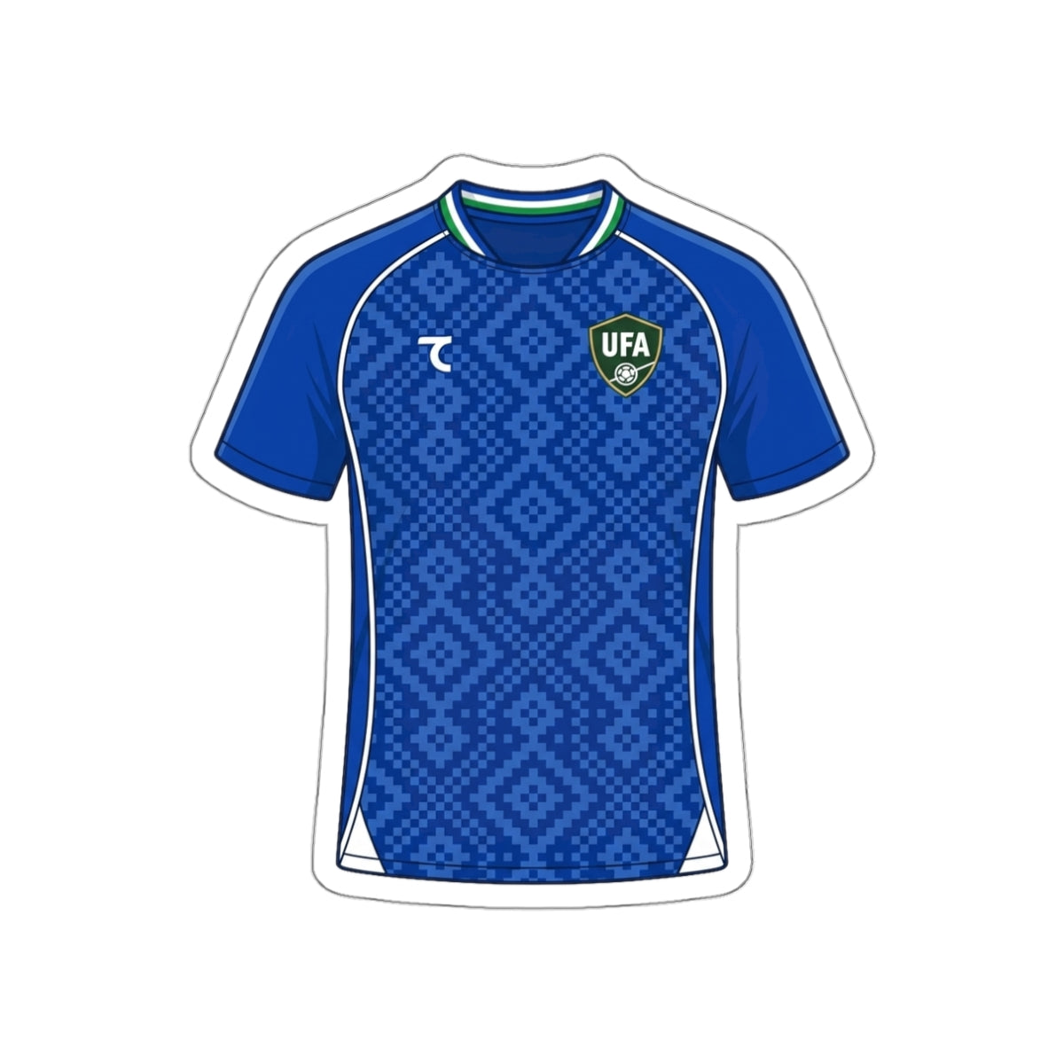 Uzbekistan 2026 Home Kit Die-Cut Sticker – Football Vinyl Decal
