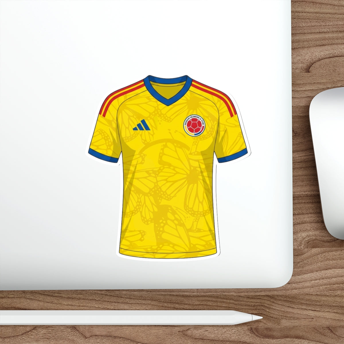 Colombia 2026 Home Kit Die-Cut Sticker – Football Vinyl Decal