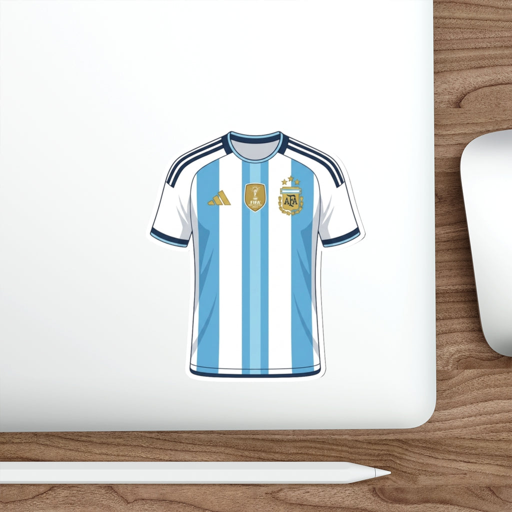 Argentina 2026 Home Kit Die-Cut Sticker – Football Vinyl Decal
