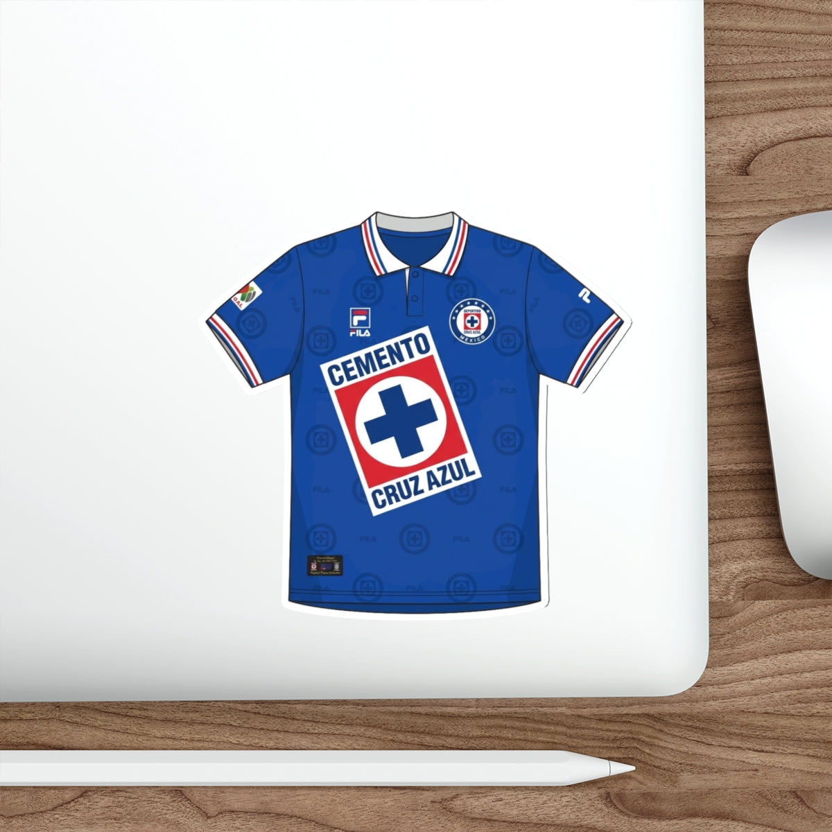 Vintage 1997-1998 Cruz Azul Fila Home Soccer Jersey