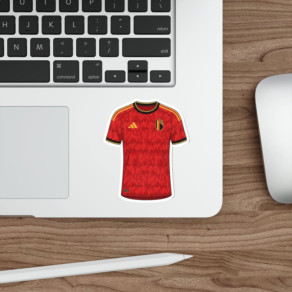 Belgium 2026 Home Kit Die-Cut Sticker – Football Vinyl Decal