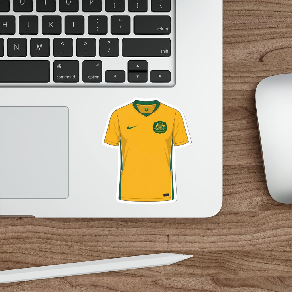 Australia 2026 Home Kit Die-Cut Sticker – Soccer Vinyl Decal