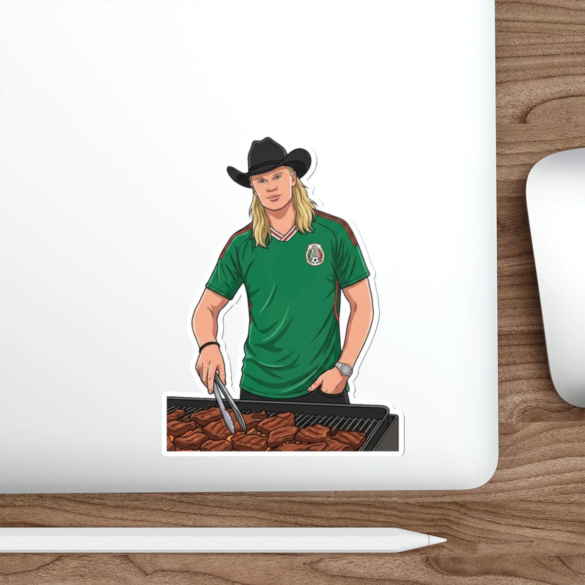 Erling Haaland - El Haaland Norteño Asador Sticker