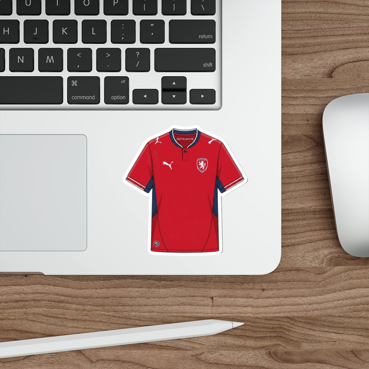Czech Republic 2024 Home Kit Die-Cut Sticker – Czechia Football Decal