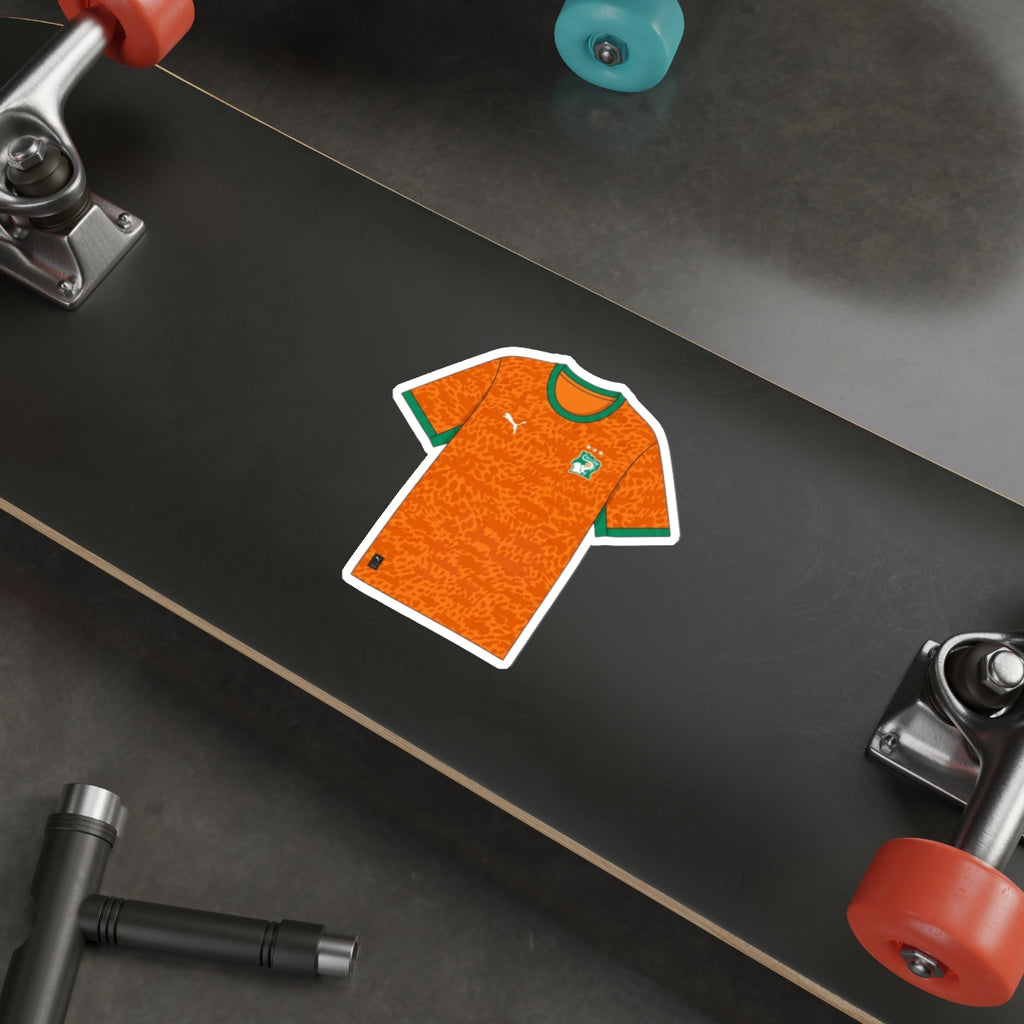 Ivory Coast 2026 Home Kit Die-Cut Sticker – Football Vinyl Decal