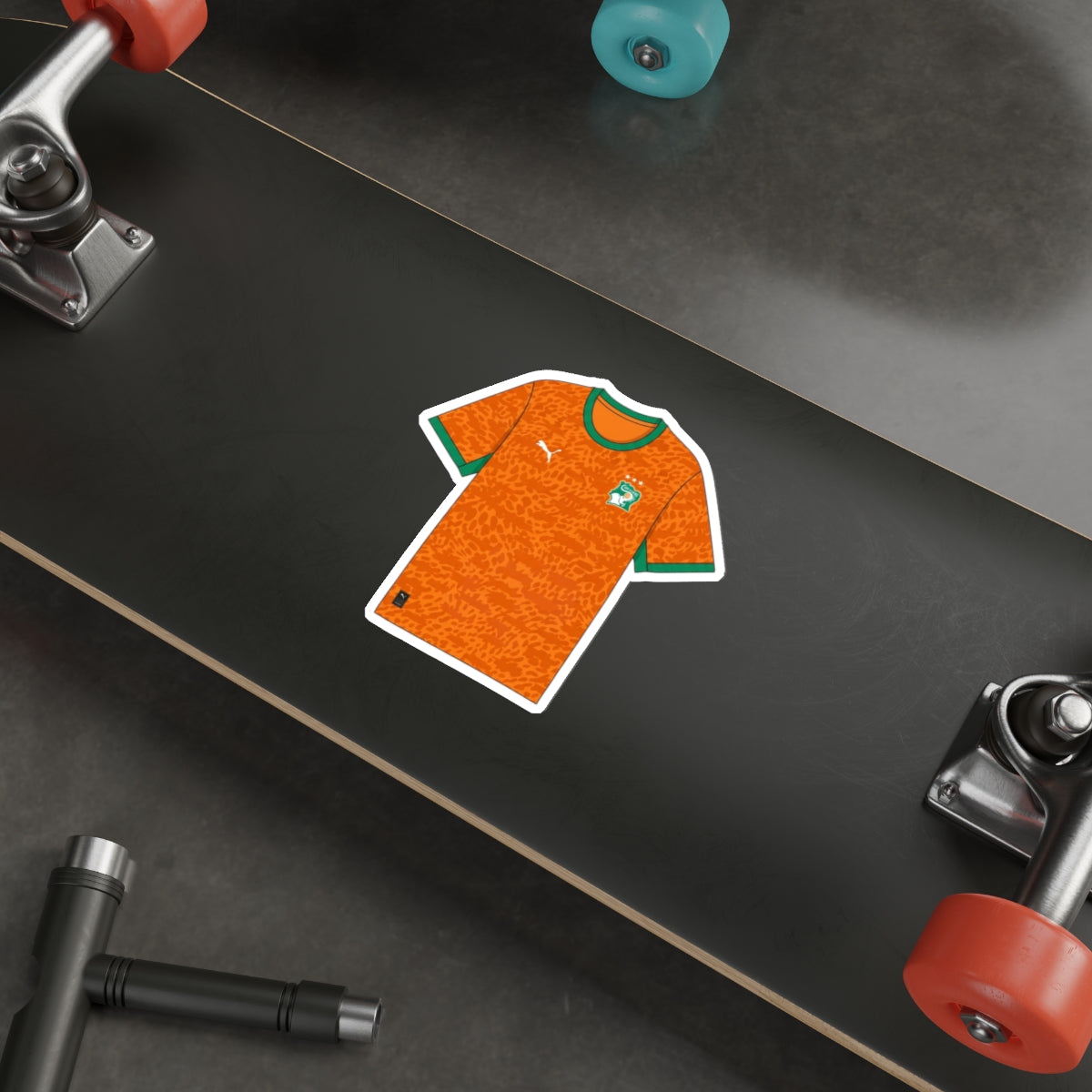 Ivory Coast 2026 Home Kit Die-Cut Sticker – Football Vinyl Decal