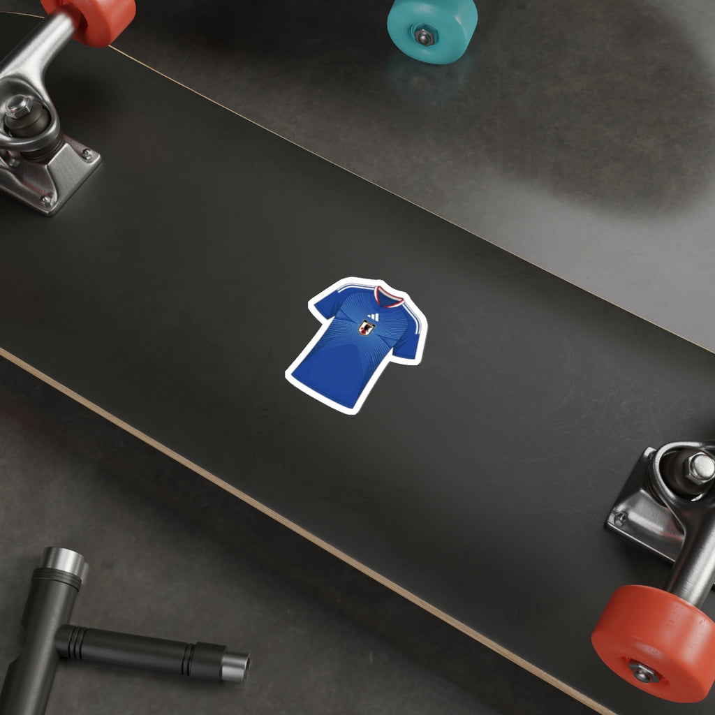 Japan 2026 Home Kit Die-Cut Sticker – Samurai Blue Soccer Decal