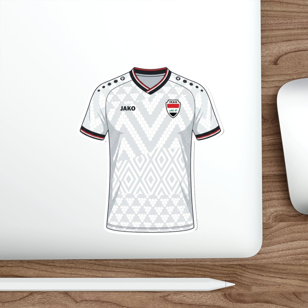 Iraq 2026 Home Kit Die-Cut Sticker – Football Vinyl Decal