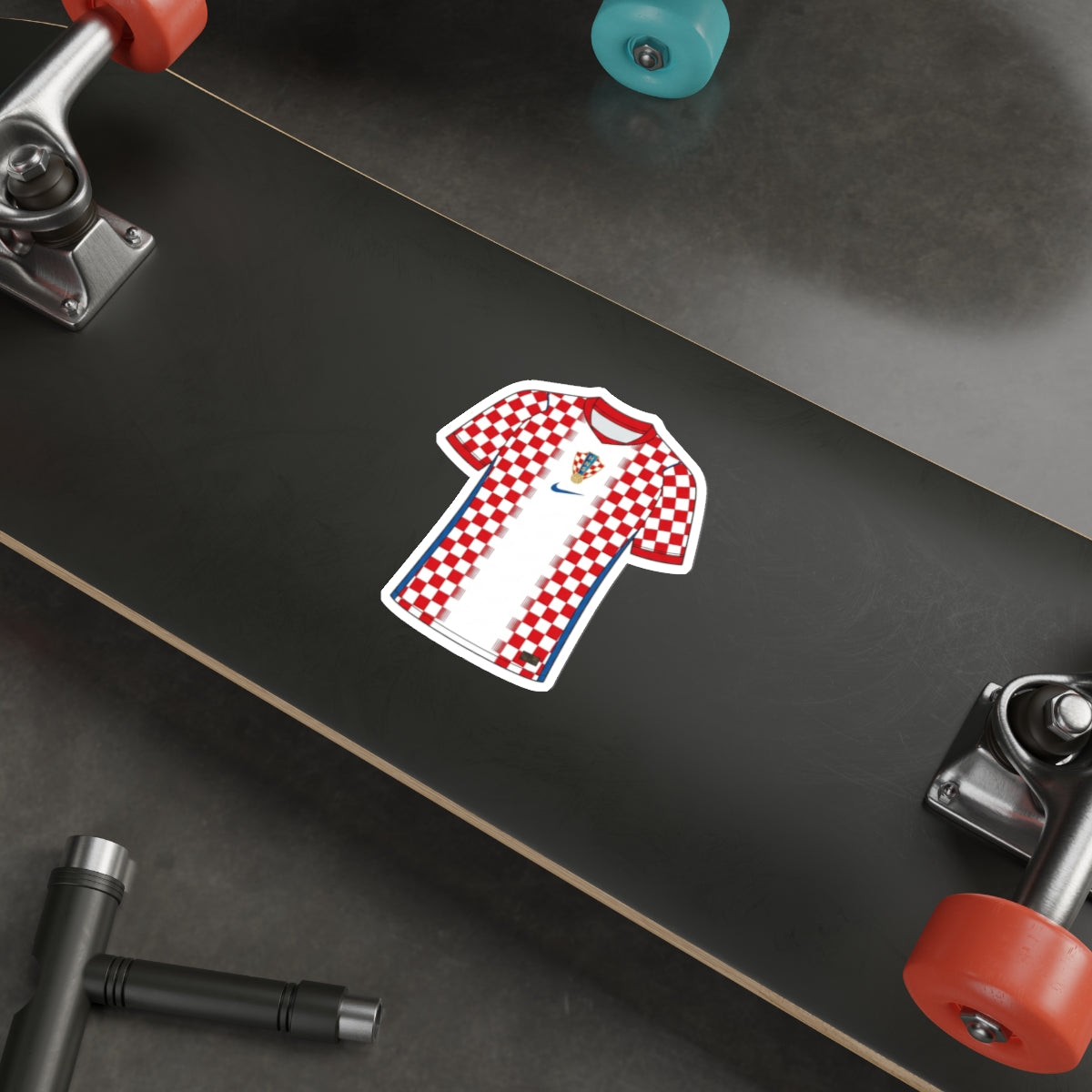 Croatia 2026 Home Kit Die-Cut Sticker – Football Vinyl Decal