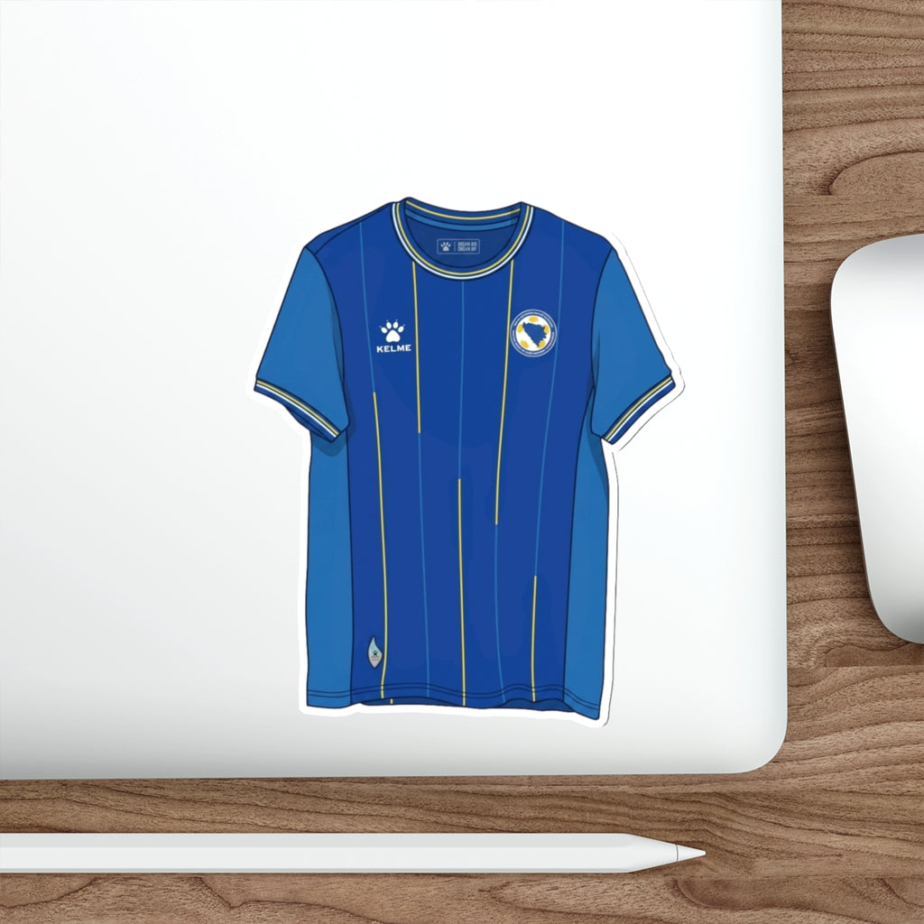 Bosnia & Herzegovina 2026 Home Kit Die-Cut Sticker – Soccer Vinyl Decal