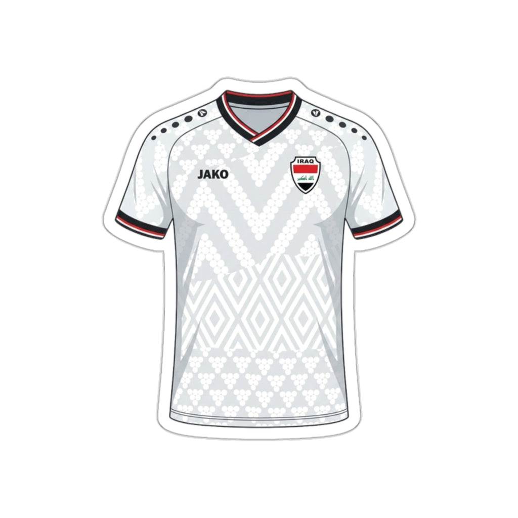 Iraq 2026 Home Kit Die-Cut Sticker – Football Vinyl Decal
