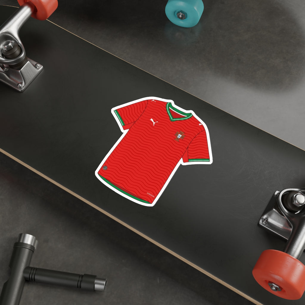 Portugal 2026 Home Kit Die-Cut Sticker – Football Vinyl Decal