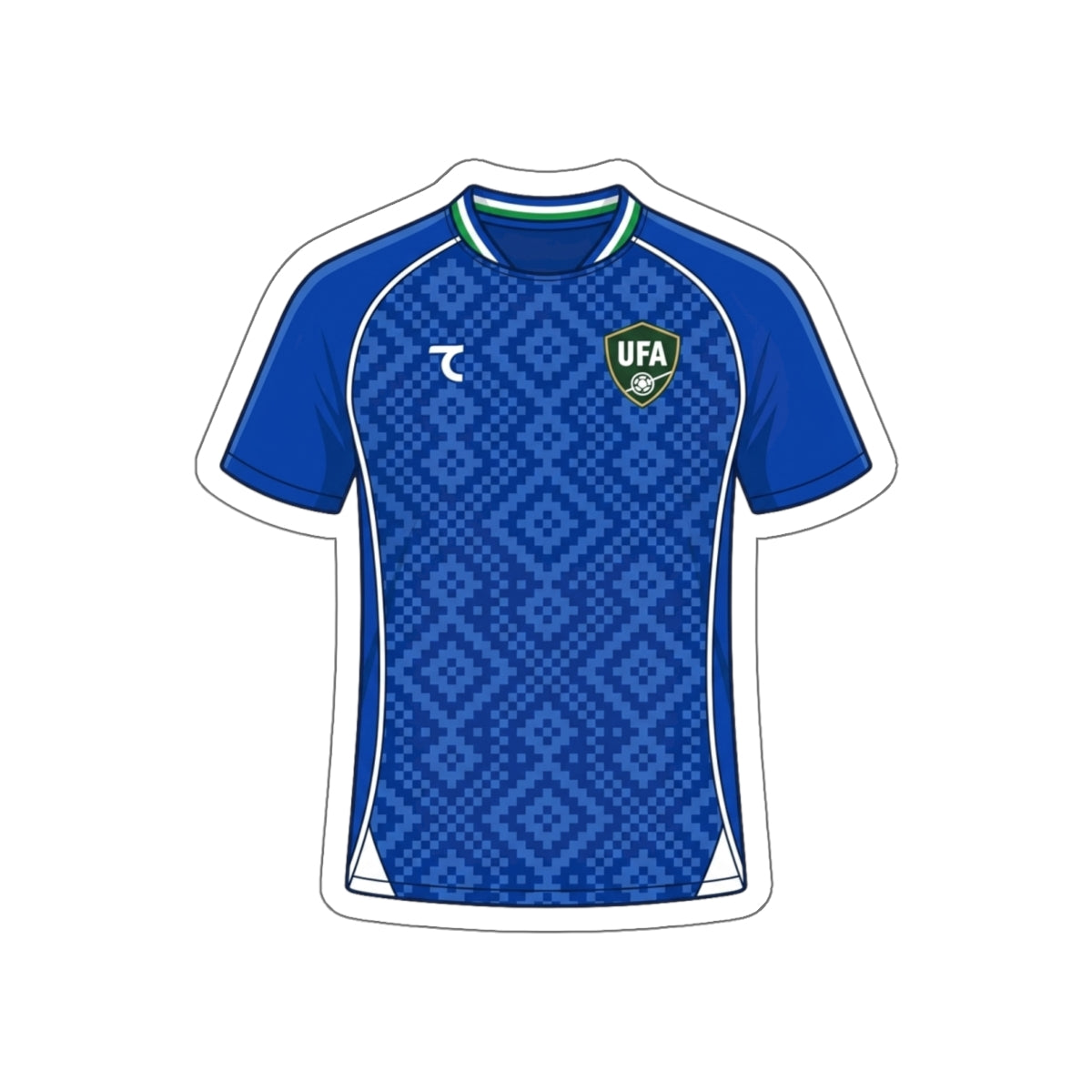 Uzbekistan 2026 Home Kit Die-Cut Sticker – Football Vinyl Decal