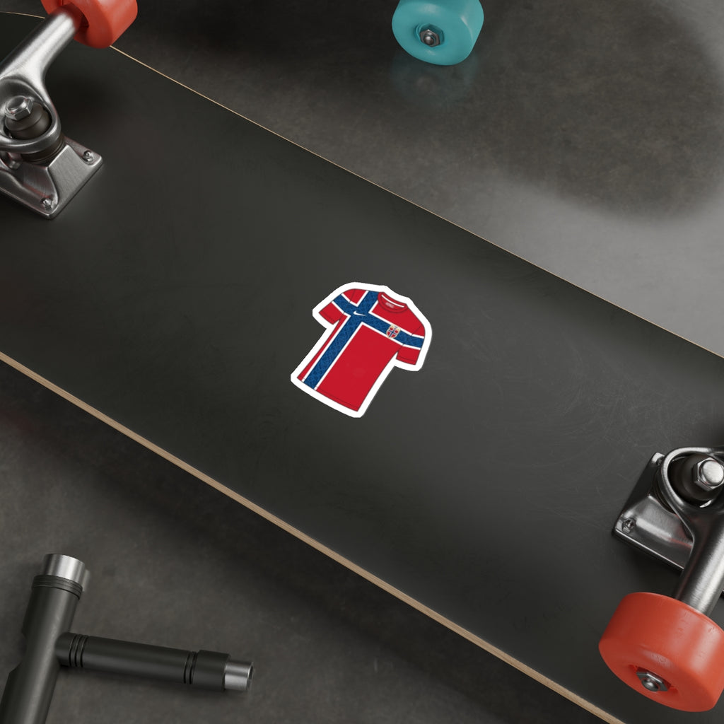 Norway 2026 Home Kit Die-Cut Sticker – Football Vinyl Decal