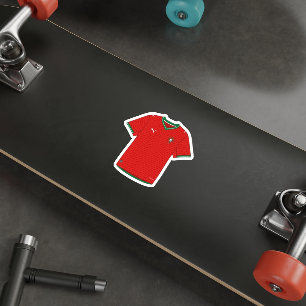 Portugal 2026 Home Kit Die-Cut Sticker – Football Vinyl Decal