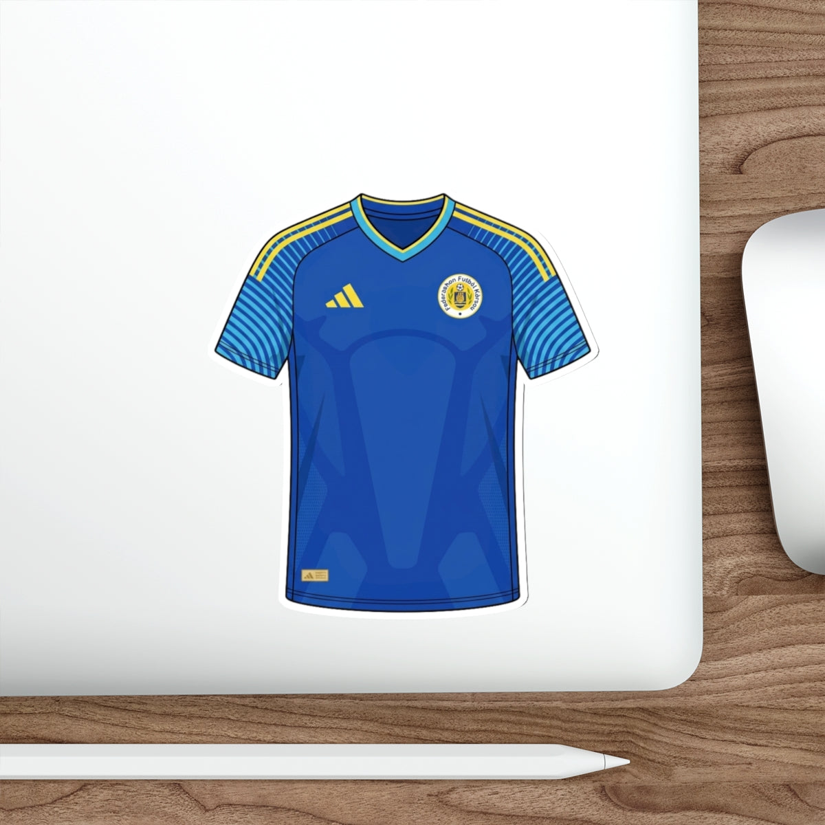 Curaçao 2026 Home Kit Die-Cut Sticker – Football Vinyl Decal