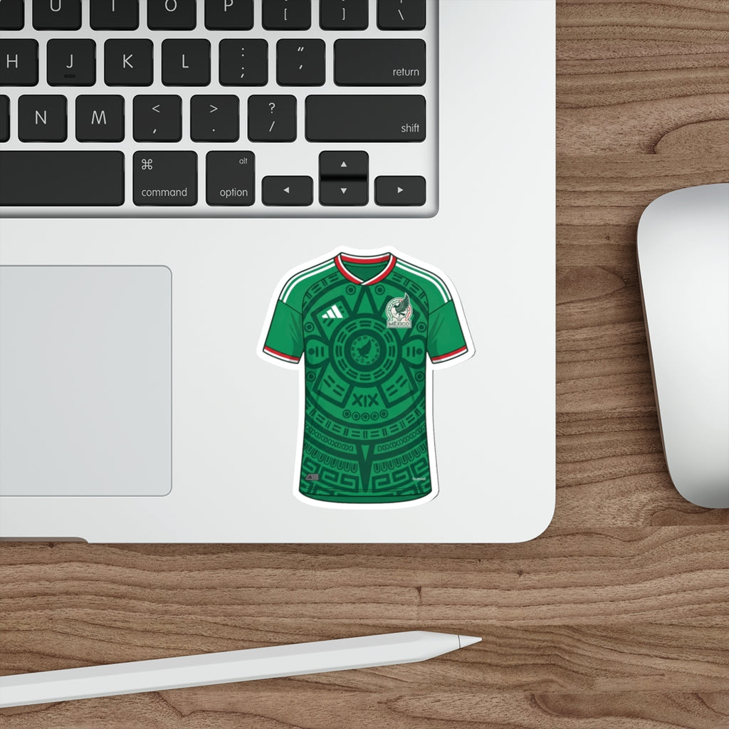 Mexico 2026 Home Kit Die-Cut Sticker – Aztec Design Football Decal