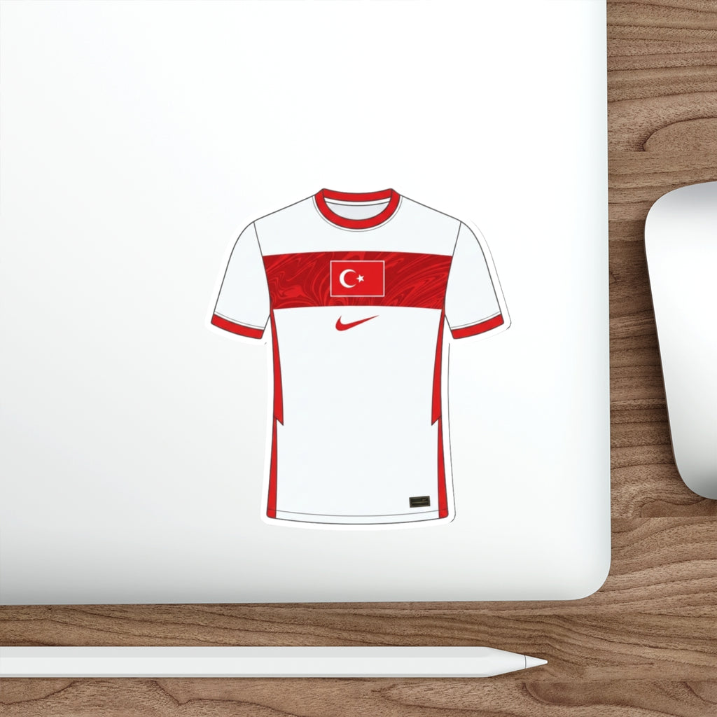 Turkey 2024 Home Kit Die-Cut Sticker – Football Vinyl Decal