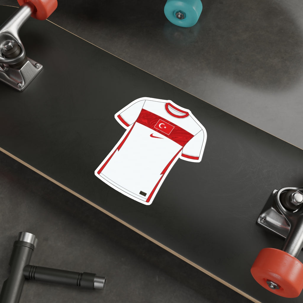 Turkey 2024 Home Kit Die-Cut Sticker – Football Vinyl Decal
