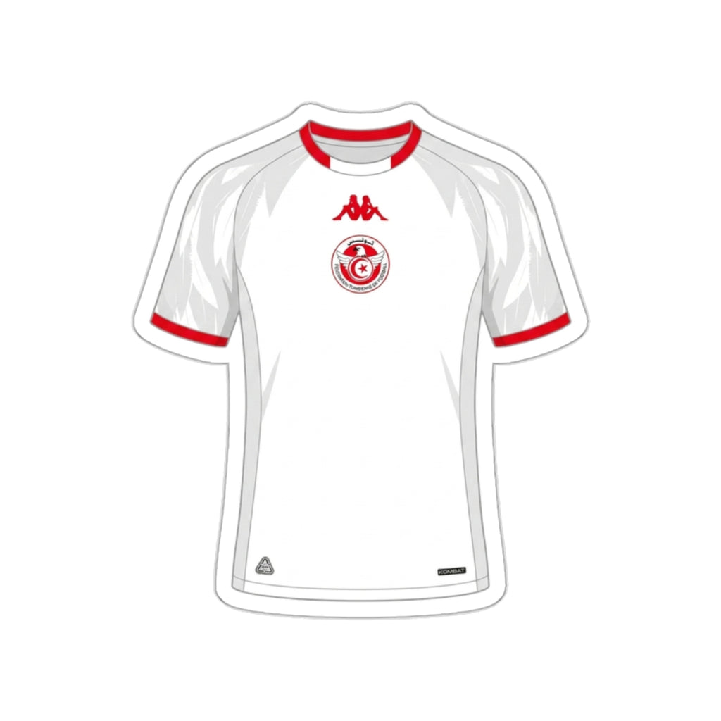 Tunisia 2026 Home Kit Die-Cut Sticker – Football Vinyl Decal