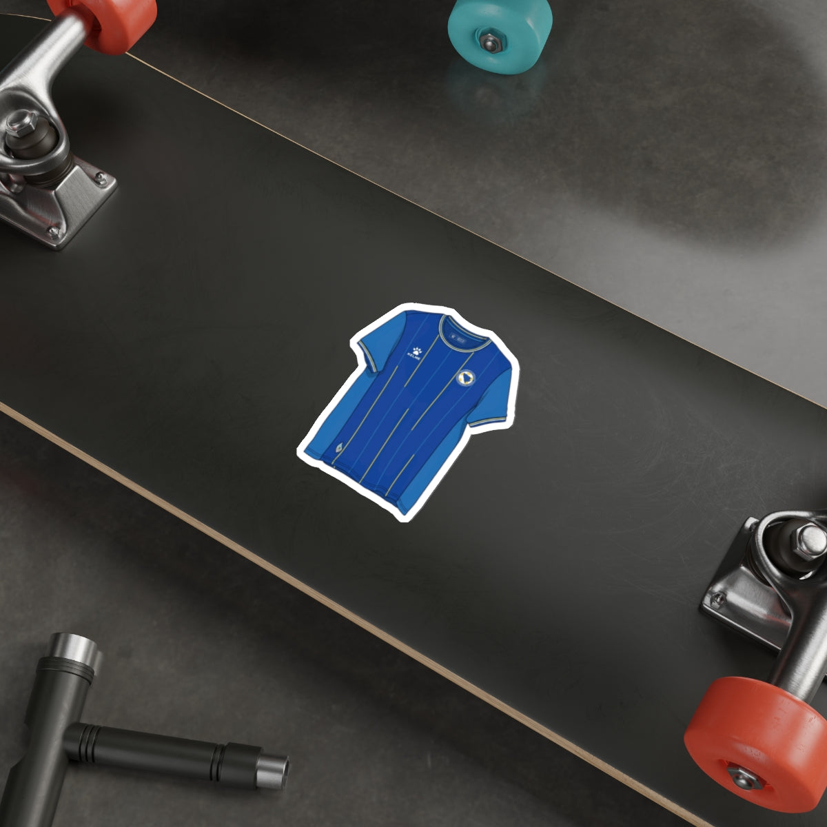 Bosnia & Herzegovina 2026 Home Kit Die-Cut Sticker – Soccer Vinyl Decal