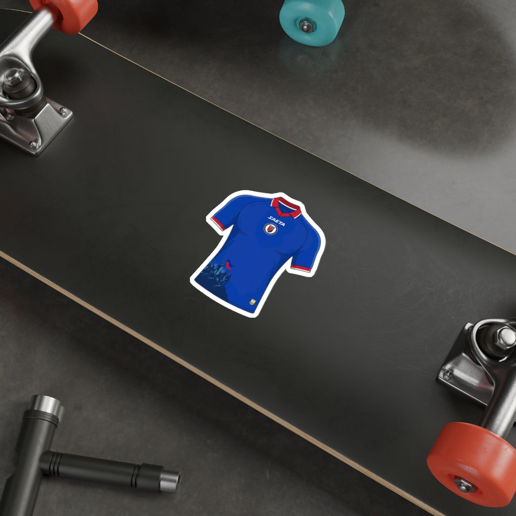Haiti 2026 Home Kit Die-Cut Sticker – Les Grenadiers Vinyl Decal