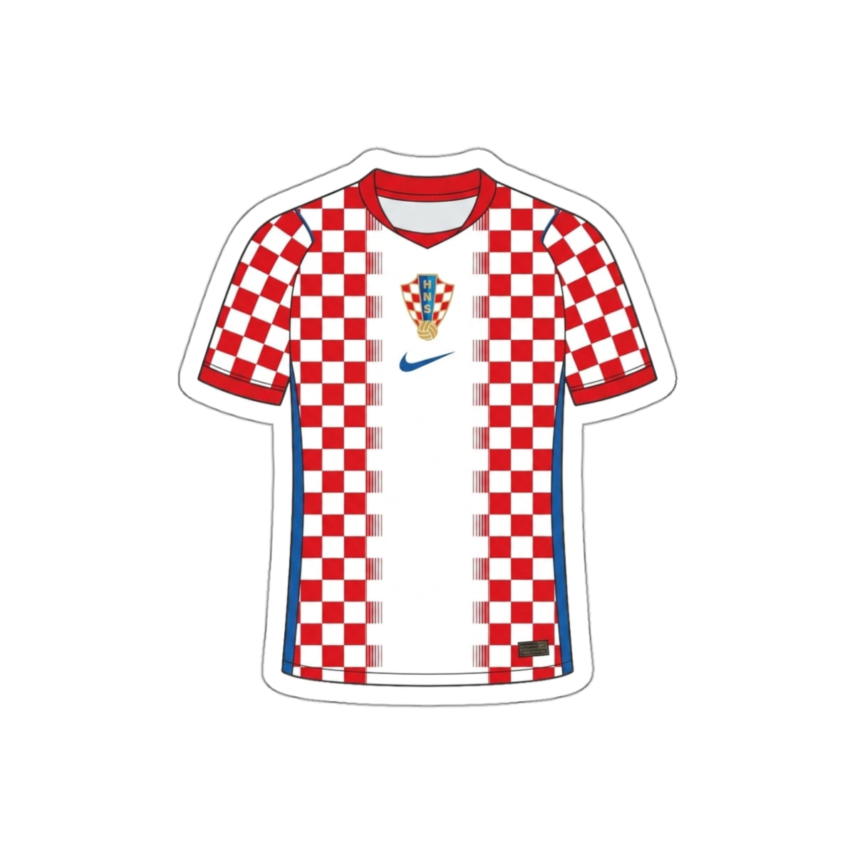 Croatia 2026 Home Kit Die-Cut Sticker – Football Vinyl Decal