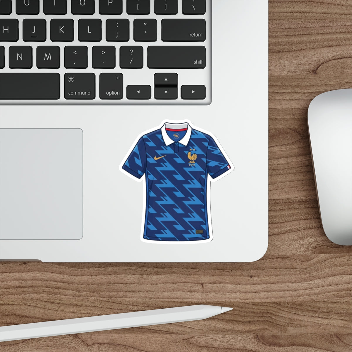 France 2026 Home Kit Die-Cut Sticker – Football Vinyl Decal