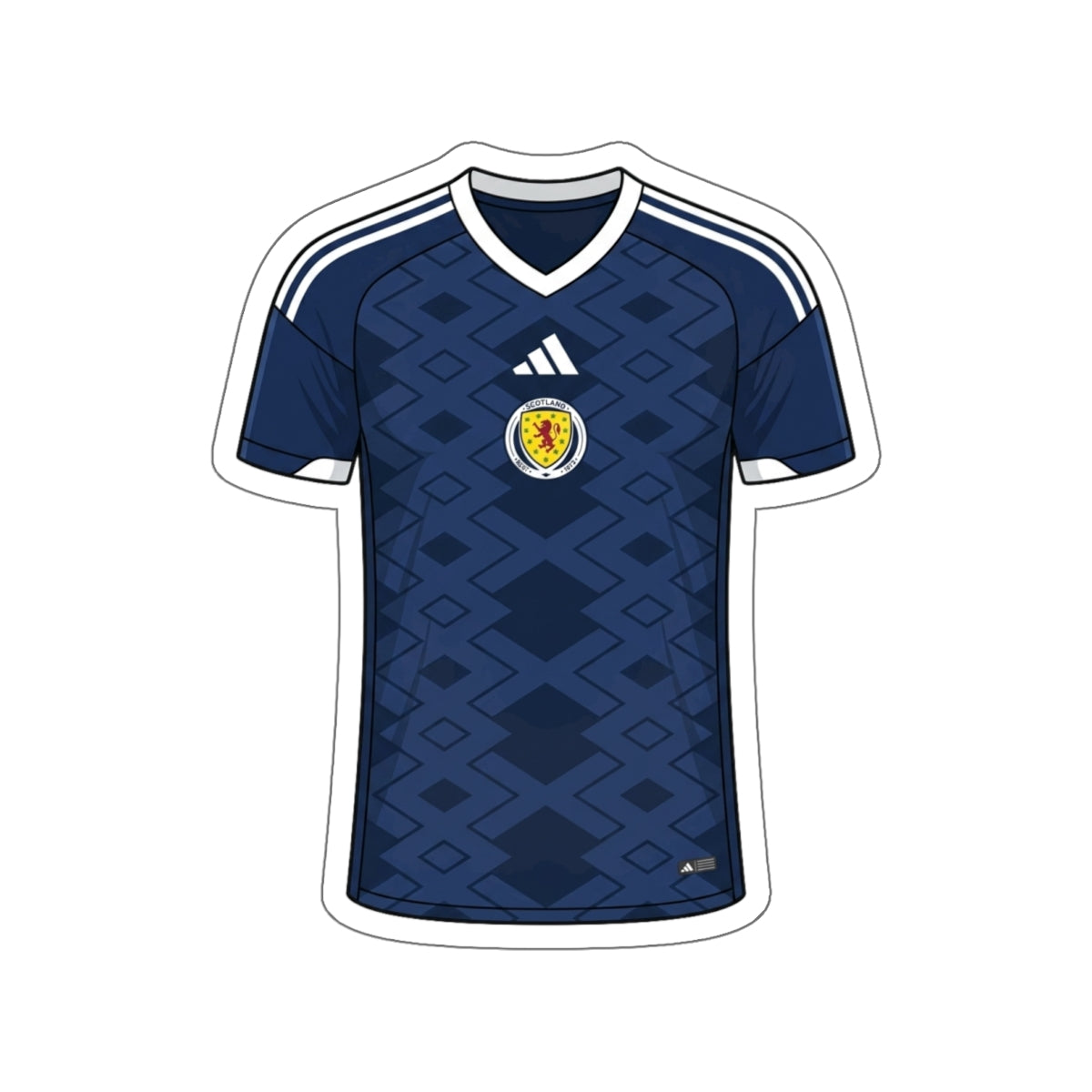 Scotland 2026 Home Kit Die-Cut Sticker – Football Vinyl Decal