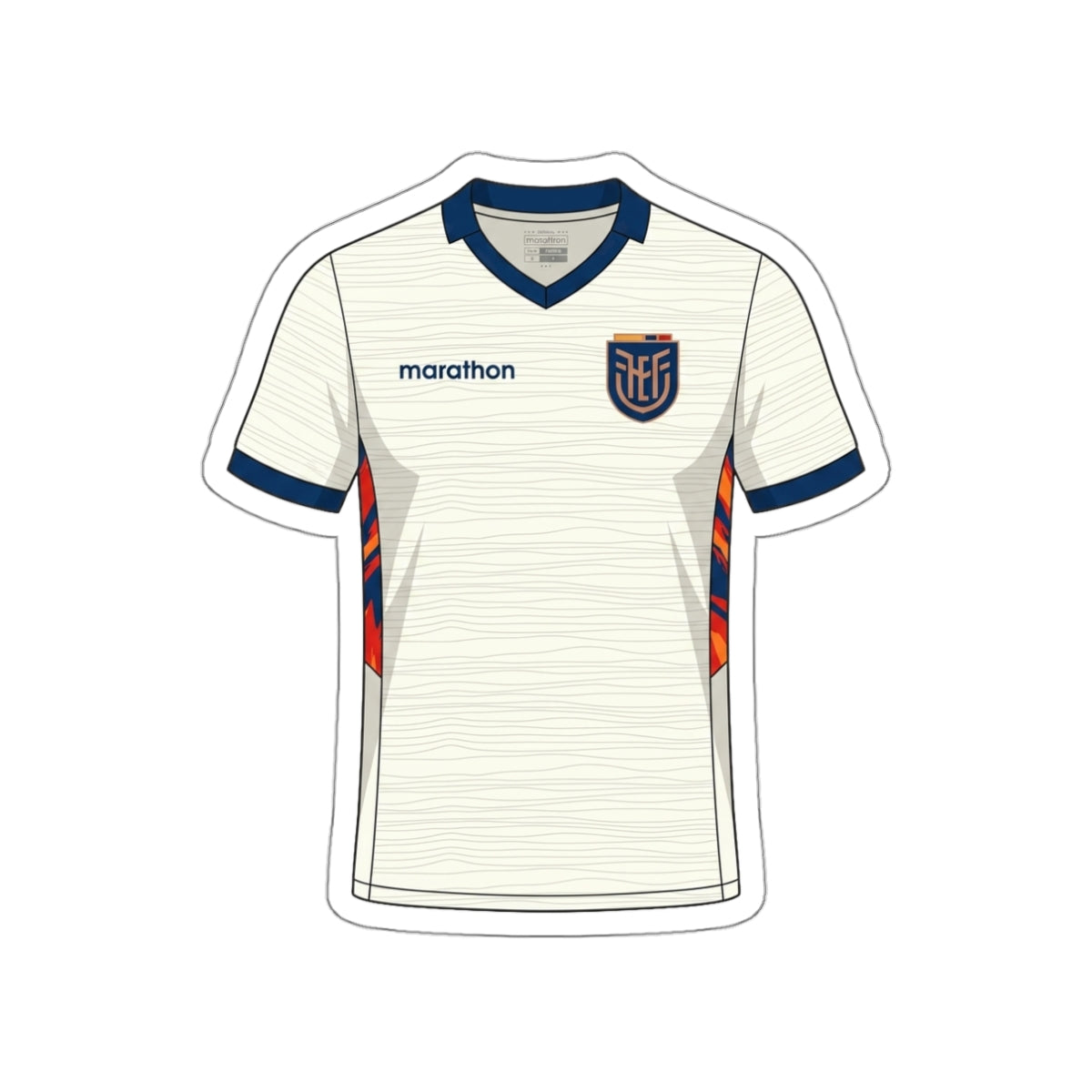 Ecuador 2026 Third Kit Die-Cut Sticker – Football Vinyl Decal