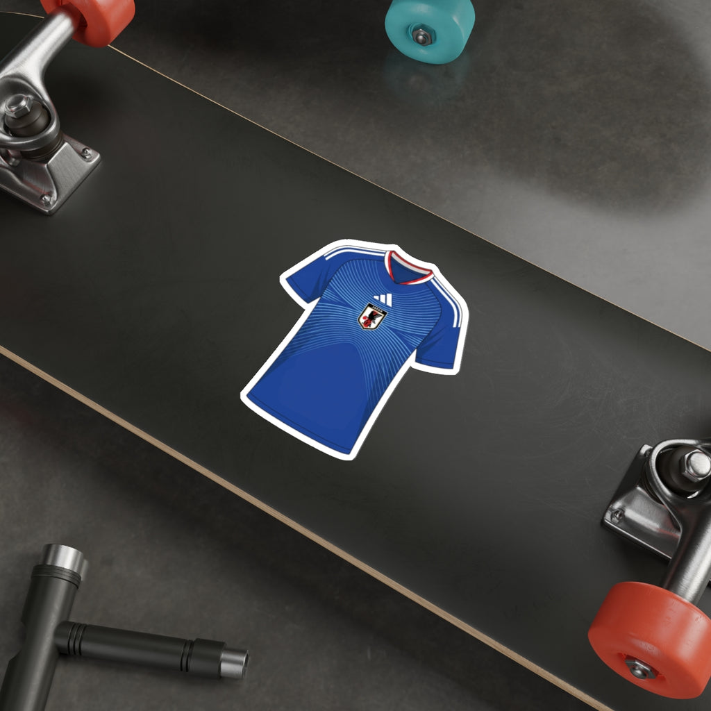 Japan 2026 Home Kit Die-Cut Sticker – Samurai Blue Soccer Decal