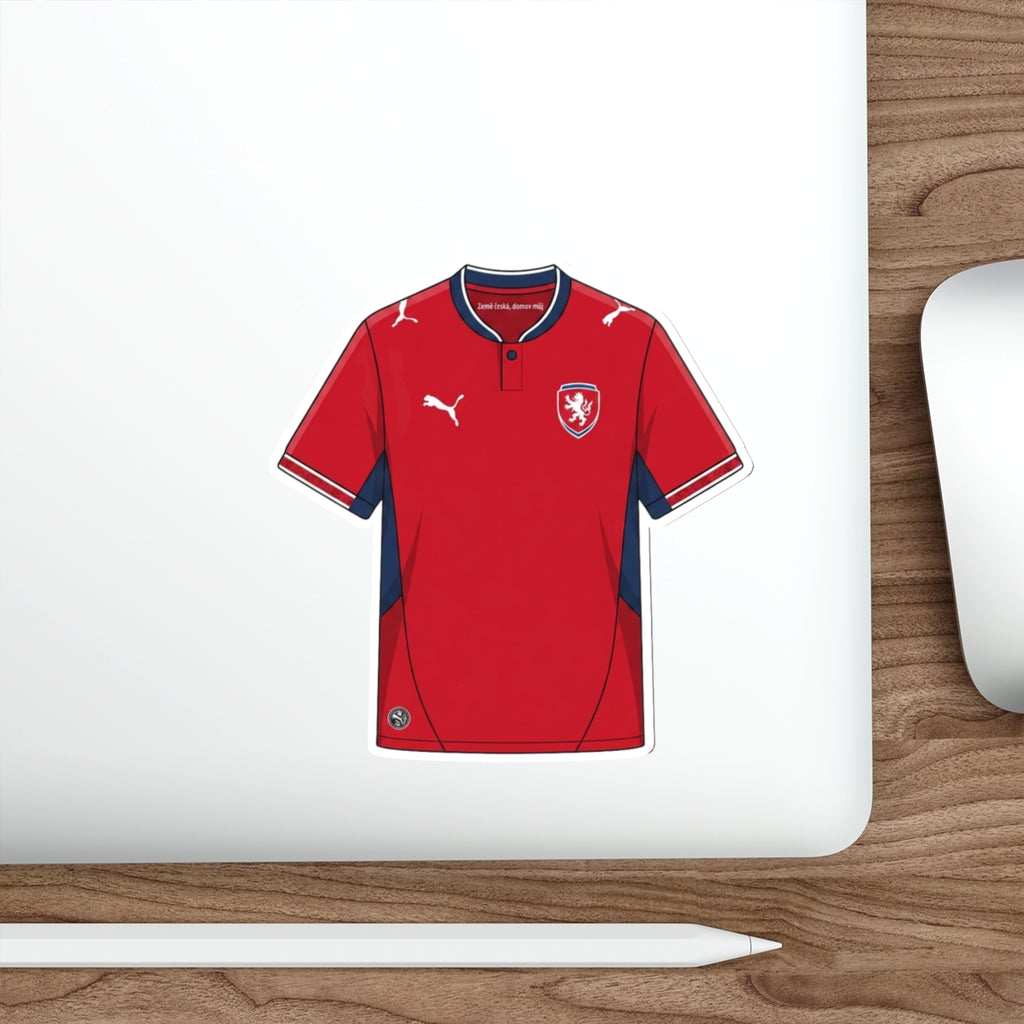 Czech Republic 2024 Home Kit Die-Cut Sticker – Czechia Football Decal