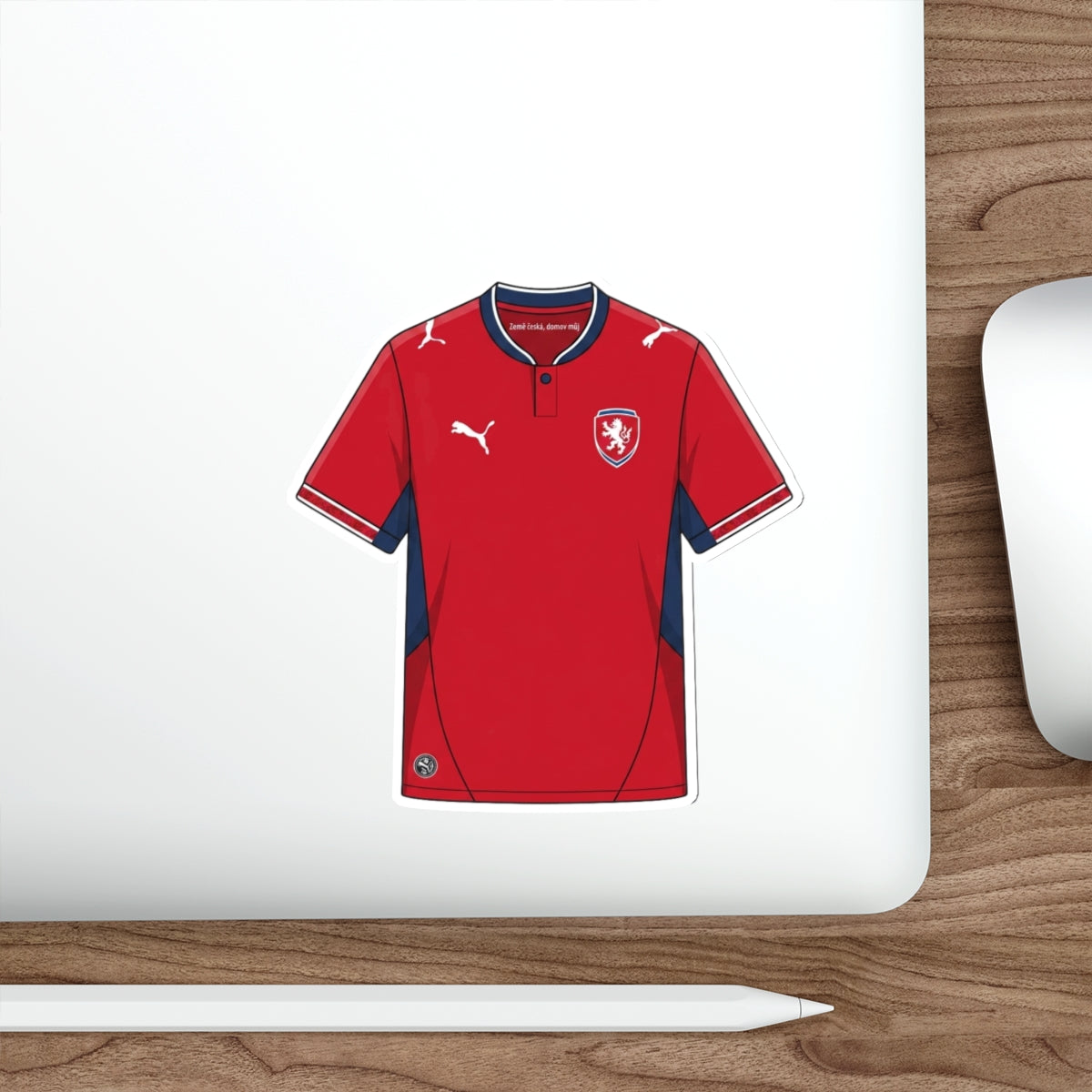Czech Republic 2024 Home Kit Die-Cut Sticker – Czechia Football Decal