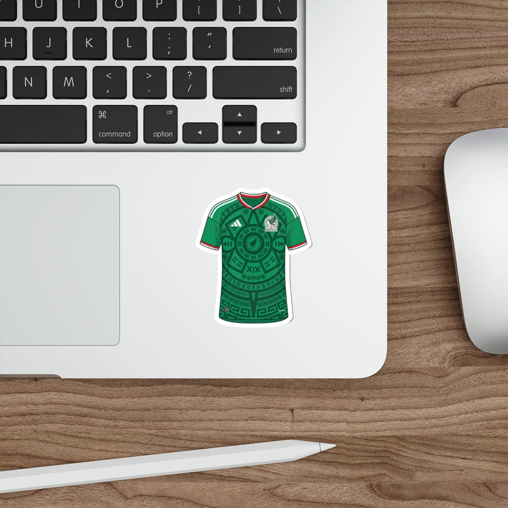 Mexico 2026 Home Kit Die-Cut Sticker – Aztec Design Football Decal