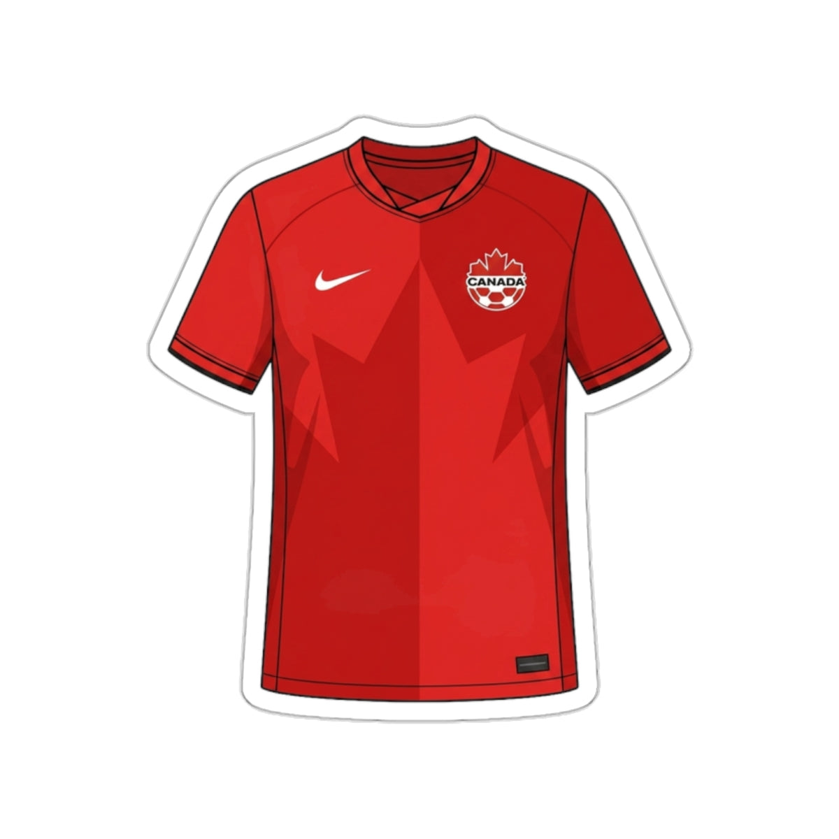 Canada 2026 Home Kit Die-Cut Sticker - Soccer Vinyl Decal