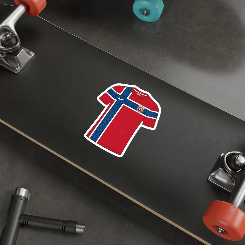 Norway 2026 Home Kit Die-Cut Sticker – Football Vinyl Decal