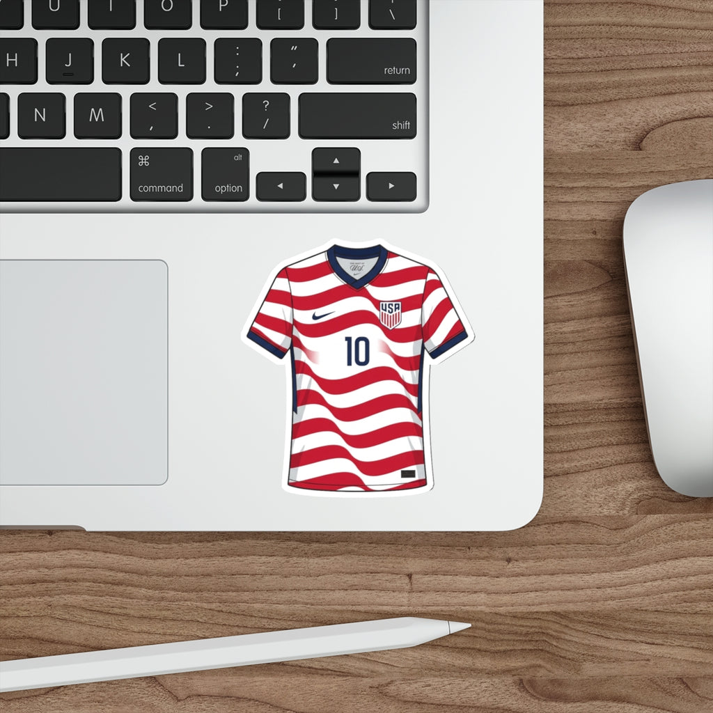 USA 2026 Home Kit Die-Cut Sticker – USMNT Soccer Vinyl Decal