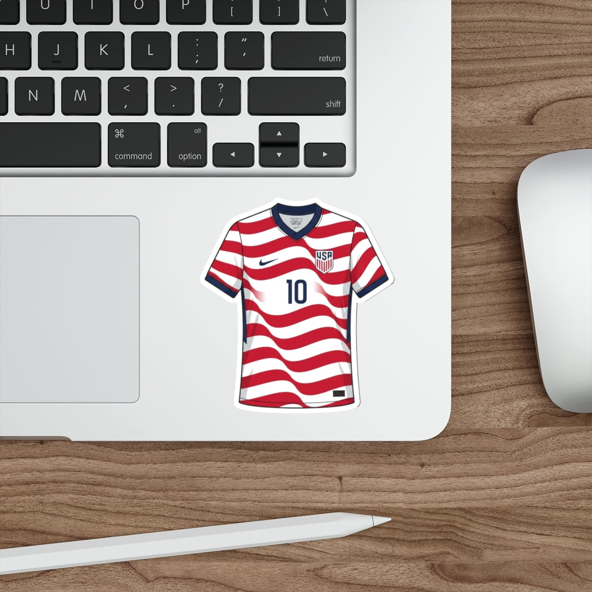 USA 2026 Home Kit Die-Cut Sticker – USMNT Soccer Vinyl Decal