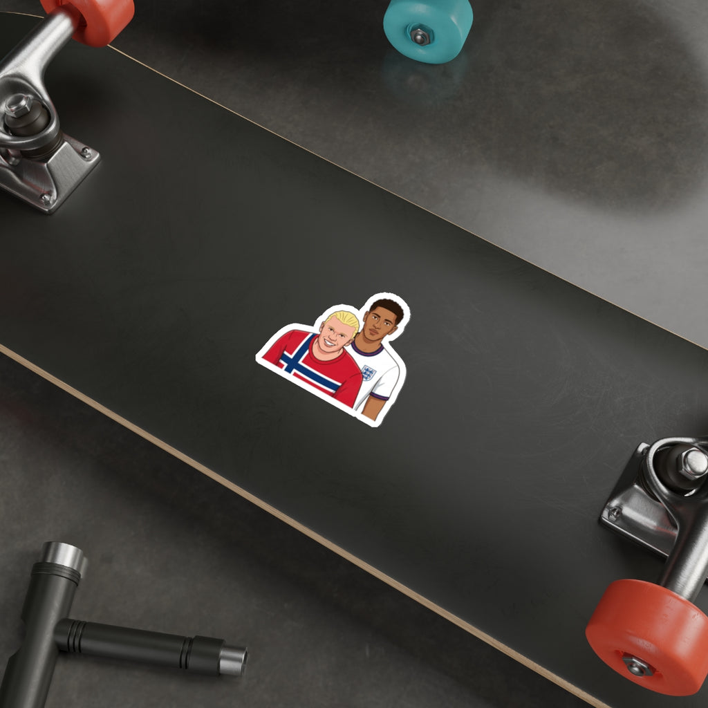 Haaland & Bellingham - ¿Dónde Están Las Rubias? Sticker